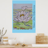 Poster Réflexions des nappes d'eau (Cuisine)