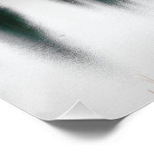 Poster Réflexions D'Evergreens Sur Mountain Lake (Coin)