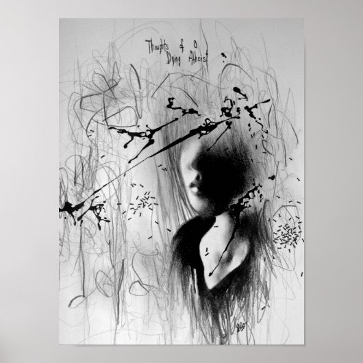 Poster Réflexions d'un athée mourant (Devant)