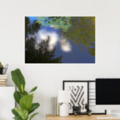 Poster Réflexions d'une belle journée (Bureau à domicile)