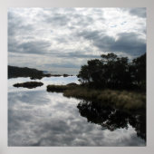 Poster Réflexions miroir, île Sarah, Tasmanie (Devant)