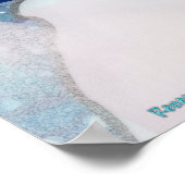 Poster Réflexions Noël Snowman Folk Art (Coin)