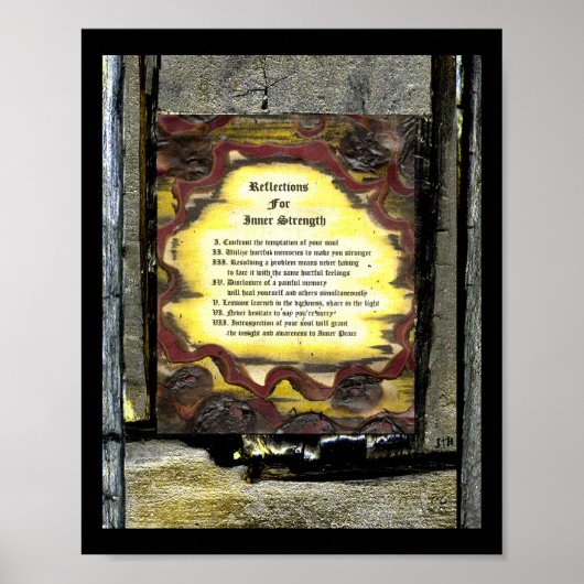 Poster Réflexions Pour La Force Intérieure (Devant)