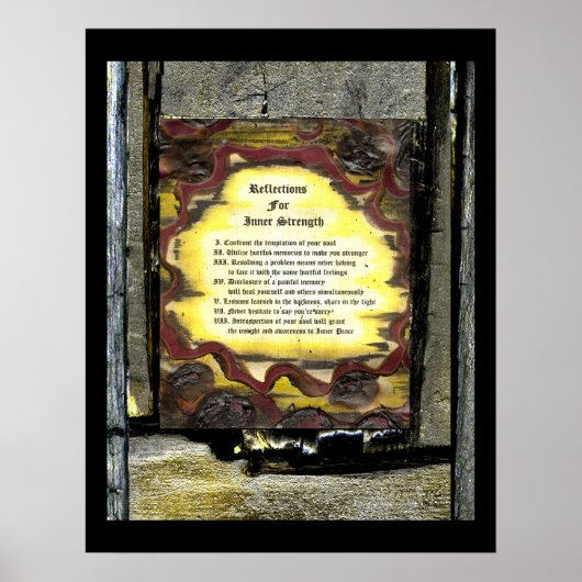 Poster Réflexions Pour La Force Intérieure (Devant)