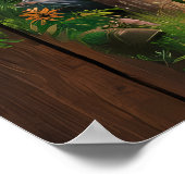 Poster Réflexions sereines : Un portrait des lacs (Coin)