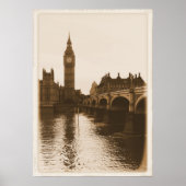 Poster Réflexions sur l'affiche de Big Ben (Devant)