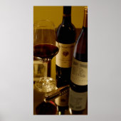 Poster Réflexions sur le vin (Devant)
