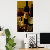 Poster Réflexions sur le vin (Bureau à domicile)