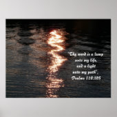 Poster Réflexions sur l'eau/l'écriture (Devant)