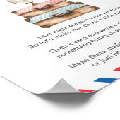 Poster Réflexions sur les couches tard dans la nuit Activ (Coin)