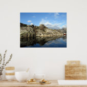 Poster Réflexions sur les fjords 1 (Cuisine)