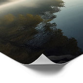 Poster Réflexions sur les fosses tranquilles à la surface (Coin)
