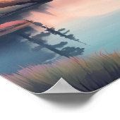 Poster Réflexions sur les prés d'or (Coin)