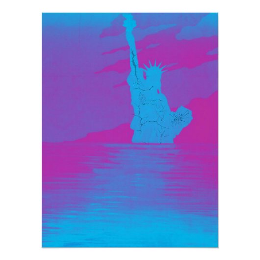 Poster Réflexions vives sur la liberté brisées (Devant)