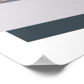 Poster Réfrigérateur laitier de supermarché (Coin)