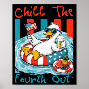Poster Refroidir le quatrième canard patriotique indépend
