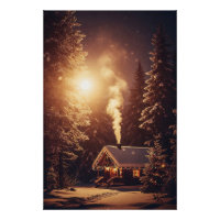 Refuge de Noël illuminé
