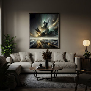 Poster Refuge entre étoiles et tempêtes