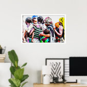 Poster Réfugiés africains (Bureau à domicile)