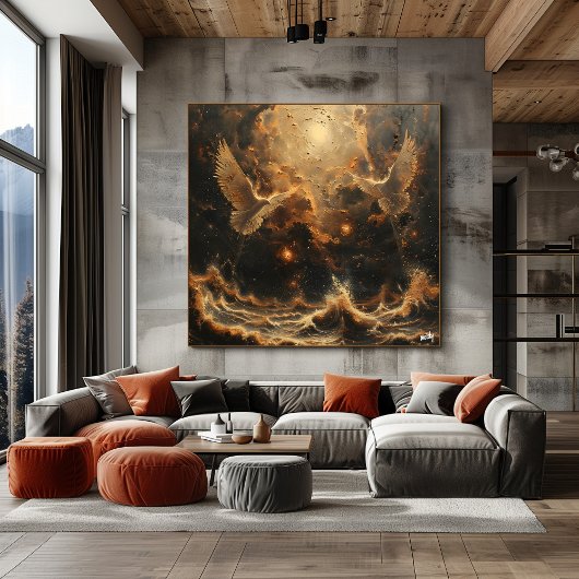 Poster Refugio Cósmico de Aves