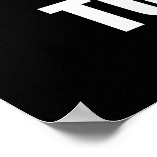 Poster Refus de ceinture noire (Coin)