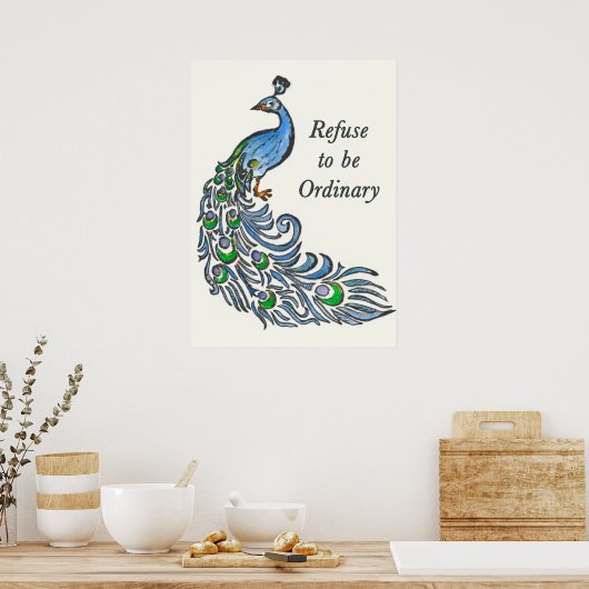Poster Refuser d'être ordinaire (Cuisine)