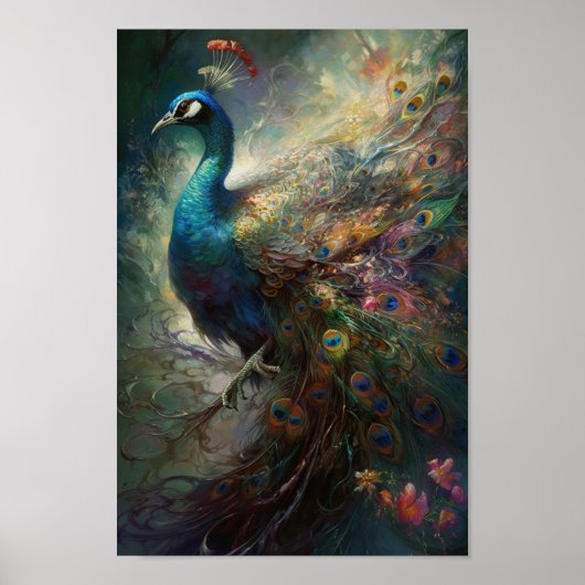 Poster Regal Beauty Peacock (Devant)