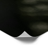 Poster Regal Ebony Portrait Intense Gaze Gold Hoops (Coin)