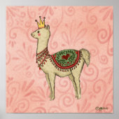 Poster Regal Little Llama (Devant)