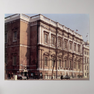 Poster Régalant la Chambre, Whitehall, construit en 1622