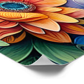 Poster Regard Feline : Le chat émeraude (Coin)