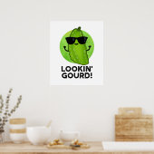 Poster Regard Gourd Funny Cool Veggie Pun (Cuisine)