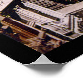 Poster Regard sur Broadway à New York City 1900 (Coin)