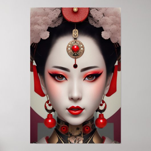Poster Regard sur Geisha (Devant)