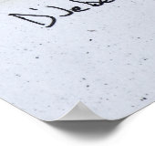 Poster Regard sur la Méditerranée | Eze, France (Coin)