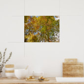 Poster Regard sur les feuilles d'automne III Foliage colo (Cuisine)