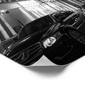 Poster Regard vers le ciel dans le canyon de gratte-ciel (Coin)