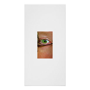 Poster Regard vert Photographie Art Imprimer MLO