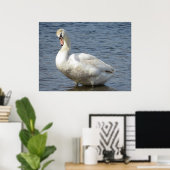 Poster Regardant autour (Bureau à domicile)