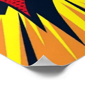 Poster REGARDE ! Impact Pointe Pop Art (Coin)