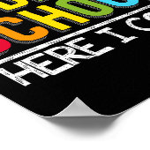 Poster Regarde le collège ici je viens (Coin)