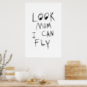 Poster regarde maman, je peux voler (Cuisine)