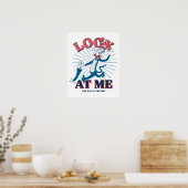Poster Regarde-Moi Chat Dans Le Casquette (Cuisine)