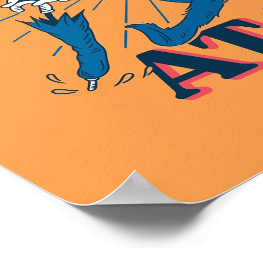 Poster Regarde-Moi Chat Dans Le Casquette (Coin)