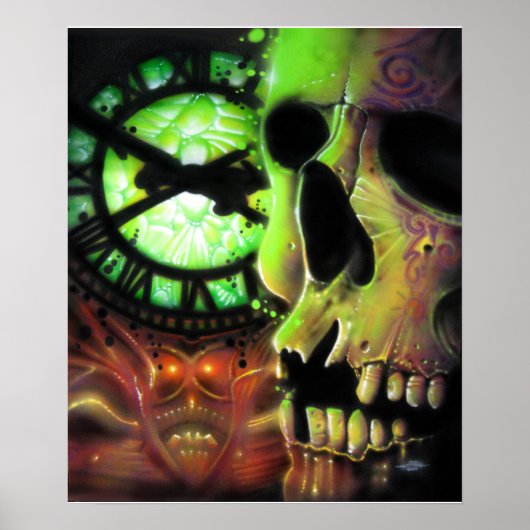 Poster Regarder l'horloge (Devant)