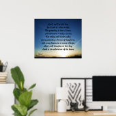 POSTER REGARDEZ BIEN À CE JOUR (Bureau à domicile)