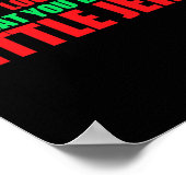 Poster Regardez Ce Que Vous Avez Fait Ya Little Jerk Fun  (Coin)