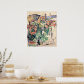 Poster Regardez Gardanne - Paul Cezanne - c1885 (Cuisine)