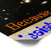 Poster Regardez les cieux. (Coin)