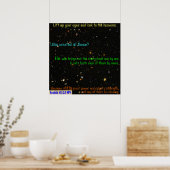 Poster Regardez les cieux. (Cuisine)